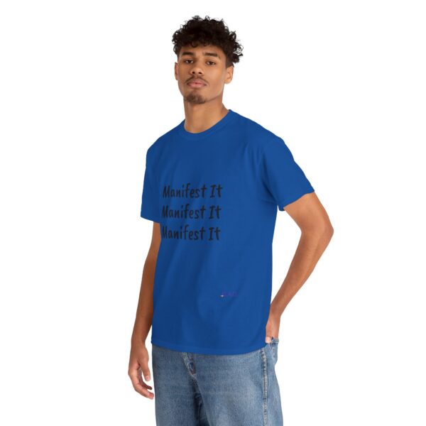Unisex Cotton "Manifest It" Tee - Image 311